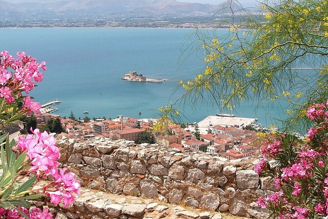 27 Day Grand Circle Tour of Mainland & Corfu, Mykonos, Santorini - Nafplio, Sparta, Mystras, Diros Caves: Mixing fortresses, castles, and underground wonders