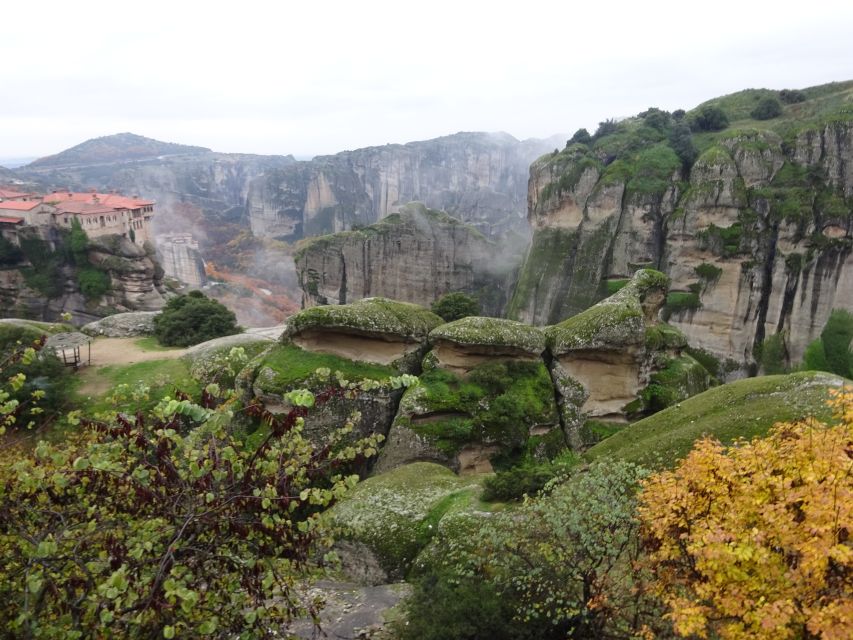 4-Day Tour of Mycenae, Epidaurus, Olympia, Delphi & Meteora - Day 4: Two Meteora monasteries on UNESCO rock towers, and the dress rules you must plan for