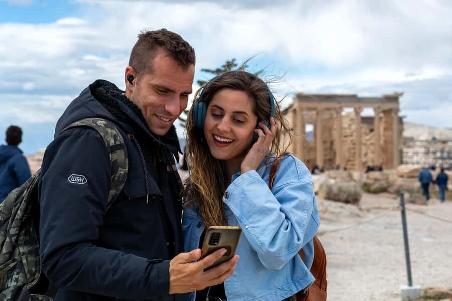 Acropolis: 3D representations & audiovisual self-guided tour - Parthenon area: 3D reconstructions plus audio that makes the stones make sense