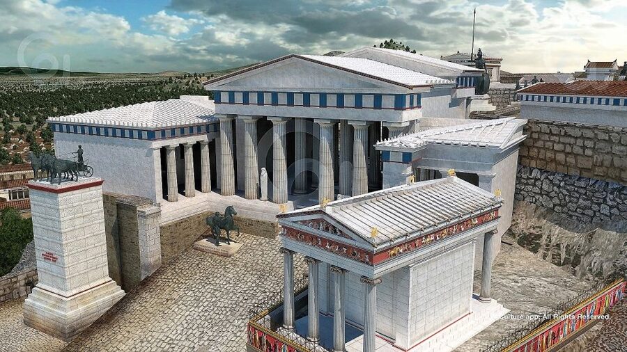 Acropolis: 3D representations & audiovisual self-guided tour - Erechtheion: moving from ruins to stories you can follow