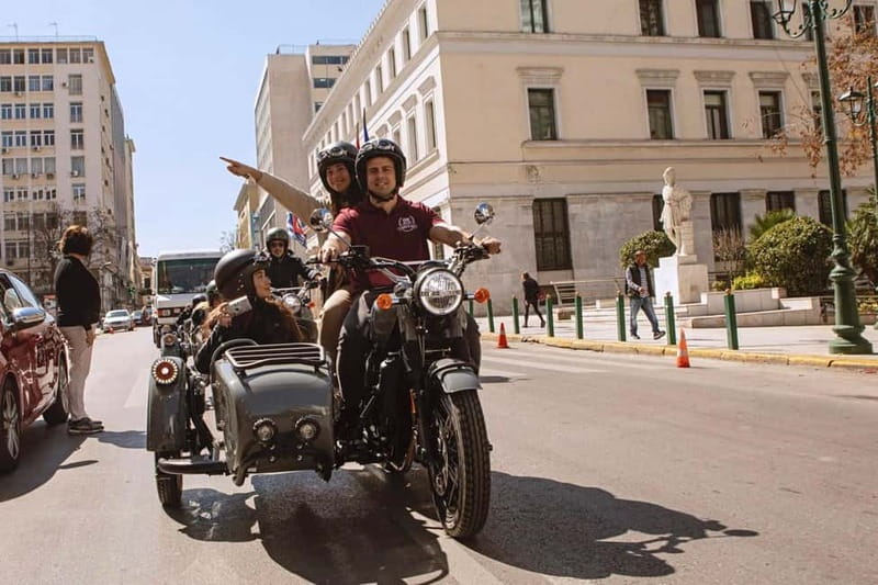 Acropolis & Lycabettus: Discover Hidden Gems of Athens - Price and value for a private up-to-2 sidecar ride
