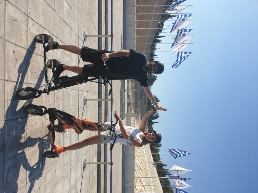 Acropolis Walking Tour & Athens Highlights by Electric Trike - Part two by electric trikke: gliding to key highlights around Athens
