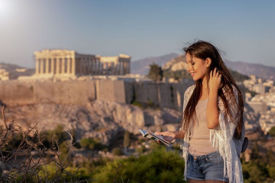 Amazing Athens: Capturing Memories amidst the Acropolis View - Meeting at Theorias 21, Then Moving Into Position