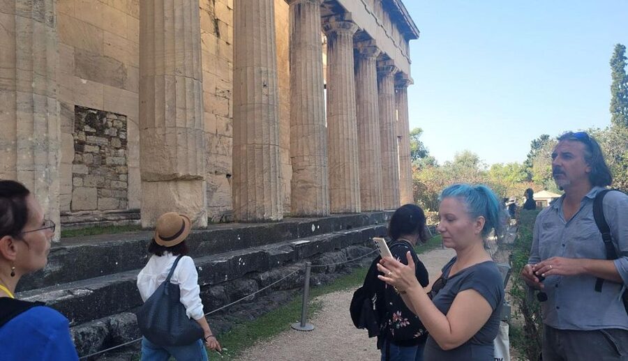 Ancient Agora: E-Ticket w/Treasure Hunt Tour on your phone - Your 90-minute mission route: from Temple of Hephaestus to the Stoa of Attalos