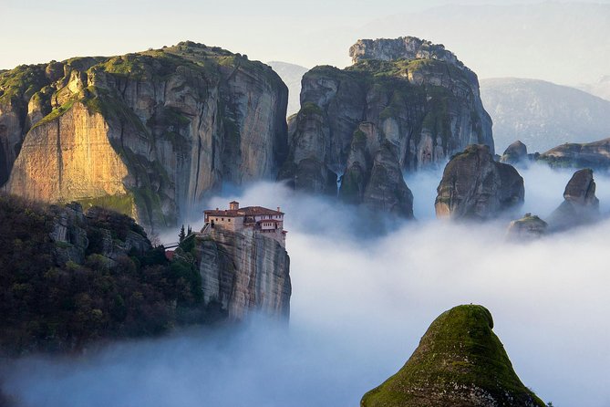 Athens: 3 days 2 nights Meteora with small size tours & hotel - Day 1: the classic monasteries, plus a sunset view of Meteora