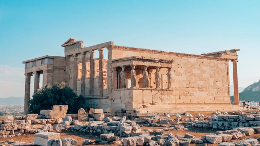 Athens: Acropolis and Mythology Highlights Small Group Tour - Theater of Dionysus and the Sacred Squares Below