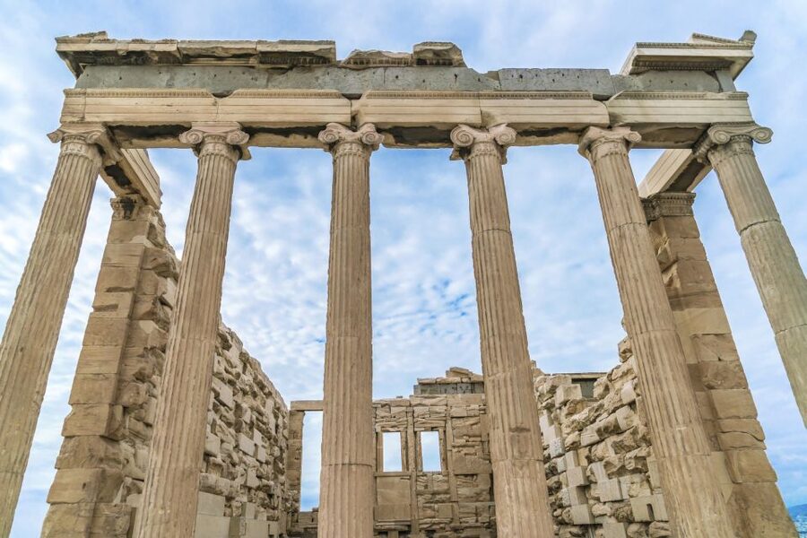 Athens: Acropolis and Μuseum Private Guided Tour - The monumental entrance and Athena Nike, where the details start to pay off