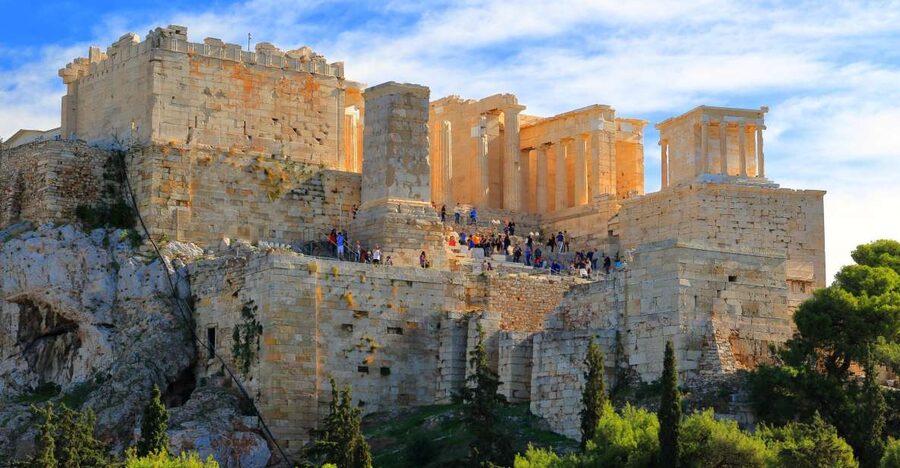 Athens: Acropolis Guided Walking Tour without Entry Ticket - Temple of Athena Nike and the Caryatides details