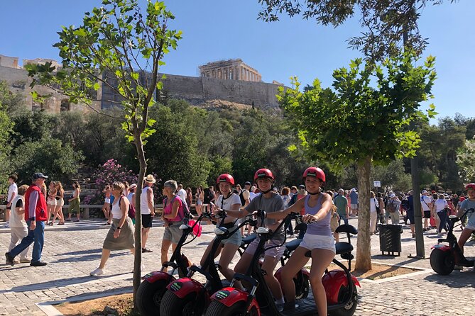 Athens Acropolis Official E-Scooter Guided Tour Fat E-Bike - The meeting point and how easy it is to plug into the tour