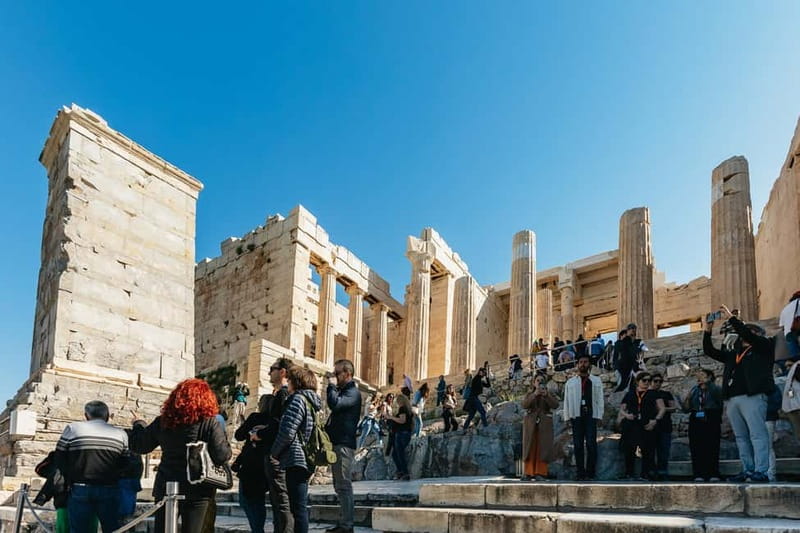 Athens: Acropolis Sunset Tour with Optional Fast-Track Entry - Climbing the sacred rock: Parthenon, Athena Nike, Erechtheion, Propylaea