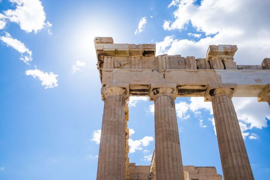 Athens: Acropolis with Museum, Guided Tour & Greek Lunch - Hearing Devices Change the Experience on a Windy Hill