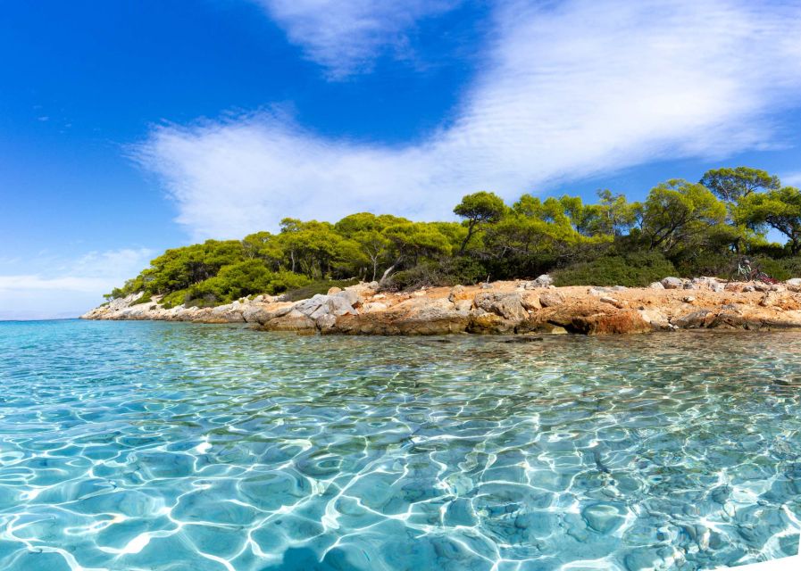 Athens: Aegina, Agistri & Metopi Swimming Cruise with lunch - Onboard Lunch: Greek Buffet Comfort With Vegan and Vegetarian Options