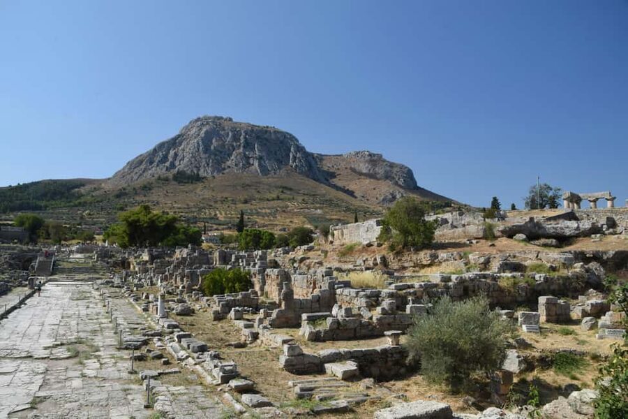 Athens: Ancient Corinth & Nafplion Guided Premium Tour - Walking Ancient Corinth: Temple of Apollo and Roman Agora in Plain Sight