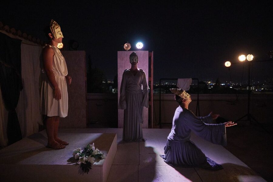 Athens: Ancient Greek Theater Performance - Comfort tips: terrace weather, blankets, and the no-flash rule