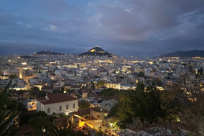 Athens at Night Small-Group Walking Tour with Dinner - Ancient Agora Around the Foothills: Democracy, Forums, and Photo Stops