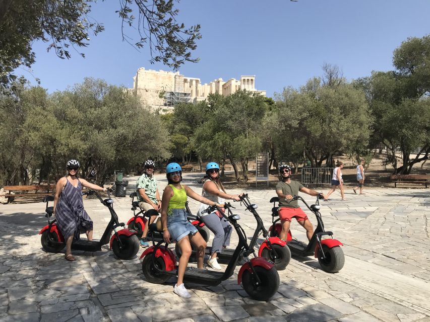 Athens: Award-Winning Acropolis Guided e-Scooter Tour - Outside the Acropolis: Fast Visits and Big Photo Stops