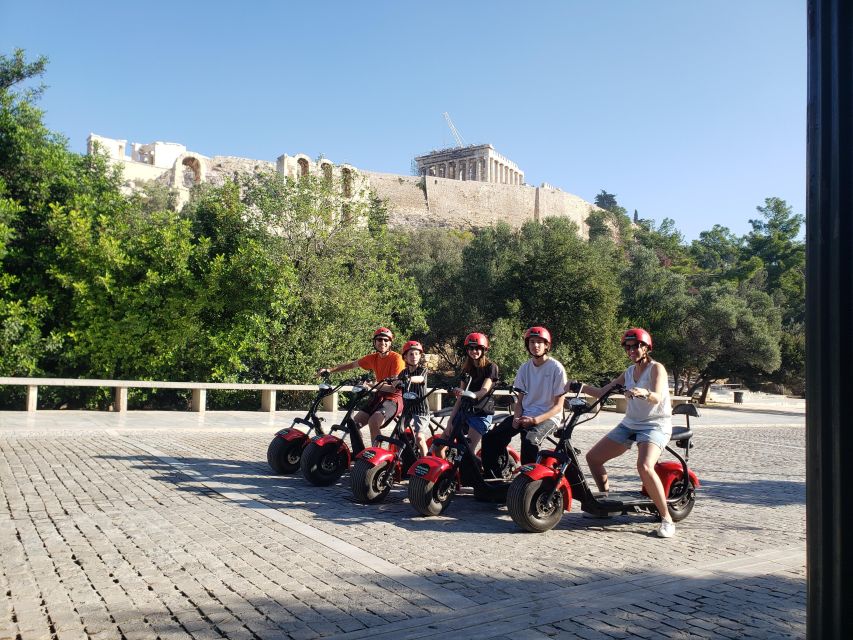 Athens: Award-Winning Acropolis Guided e-Scooter Tour - The Learning Stops: From Odeon of Herodes Atticus to Areopagus Hill