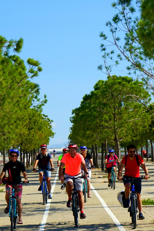 Athens: City & Sea Bike Tour - Getting oriented near Acropolis metro, then rolling out safely