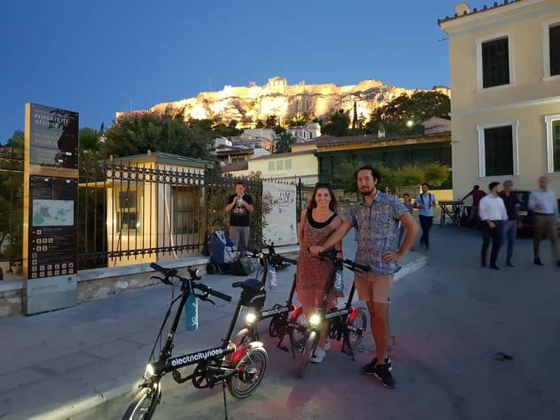 Athens: Discover the City Electric Bike Night Tour - Zappeion District and the Panathenaic Stadium Glow