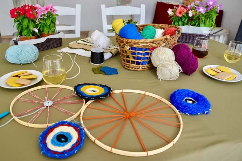 Athens: Evil Eye Weaving Workshop - Arachne’s story of Athena, told in clear English