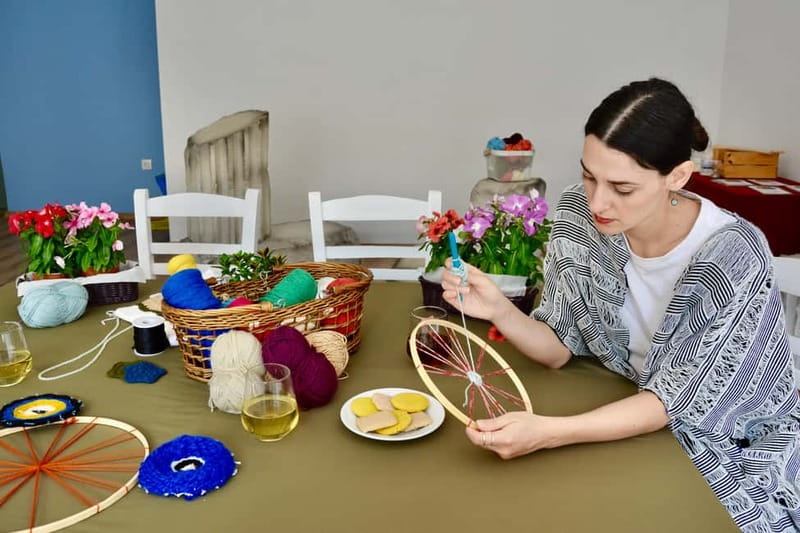 Athens: Evil Eye Weaving Workshop - The tea break that actually fits the theme