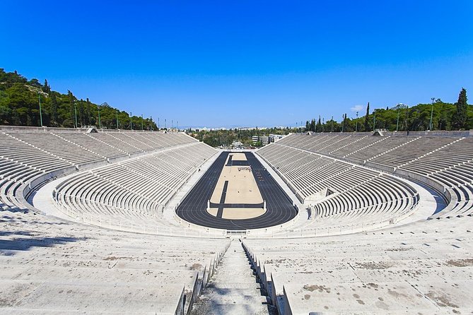 Athens Full Day Tour, Acropolis, Museum & Cape Sounion with Lunch - Up the Acropolis hill, with the guide handling the heavy lifting