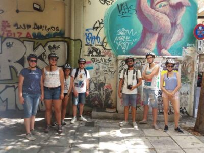Greek Life and Street Art Electric Bicycle Tour