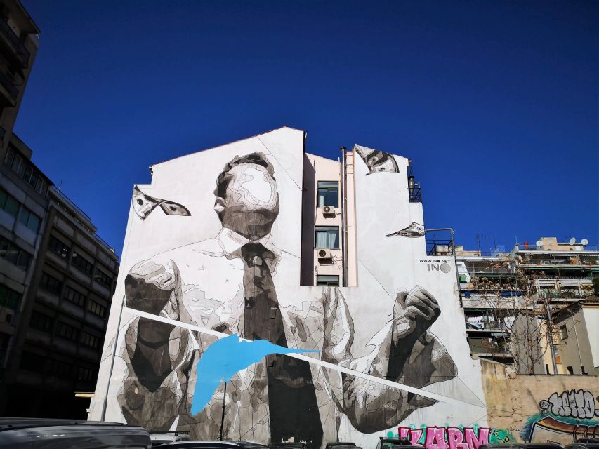 Athens: Guided Urban Street-Art Tour - Sarri to Omonoia: the message gets sharper as the mood changes