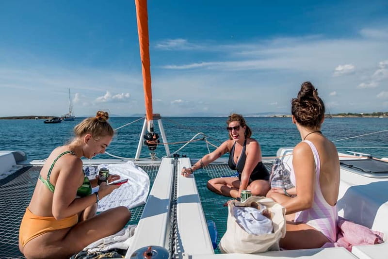 Athens: Half-Day Morning Catamaran Cruise with Meal & Drinks - Vouliagmeni Bay: Greek Appetizers, Wine, and the Coves You Want to Hang In