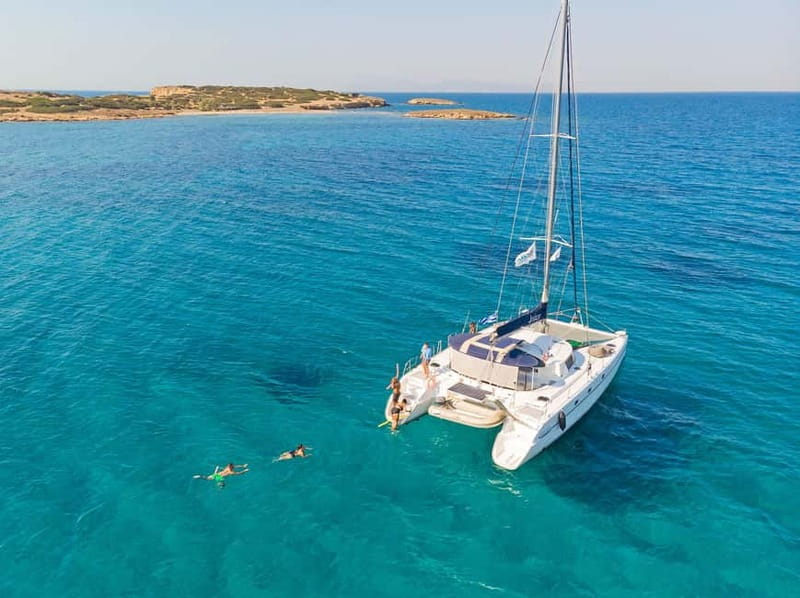 Athens: Half-Day Sunset Catamaran Cruise with Meal & Drinks - Athens sunset sailing turns sightseeing into a calm sea day