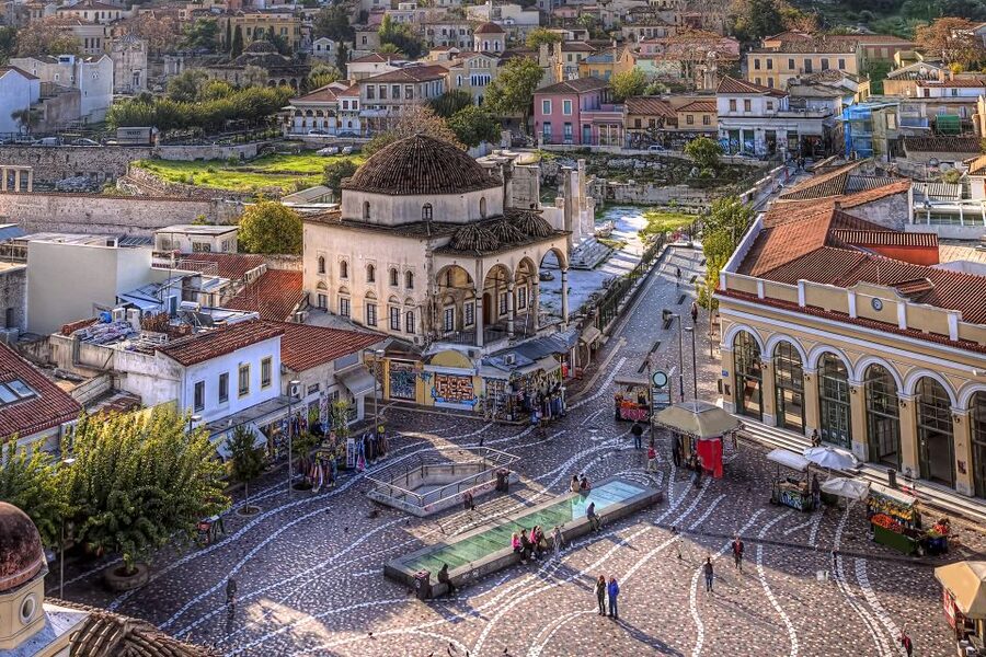 Athens Heart Walking Private Tour - The viewpoint moment, Temple of Athena overhead and Athens at your feet