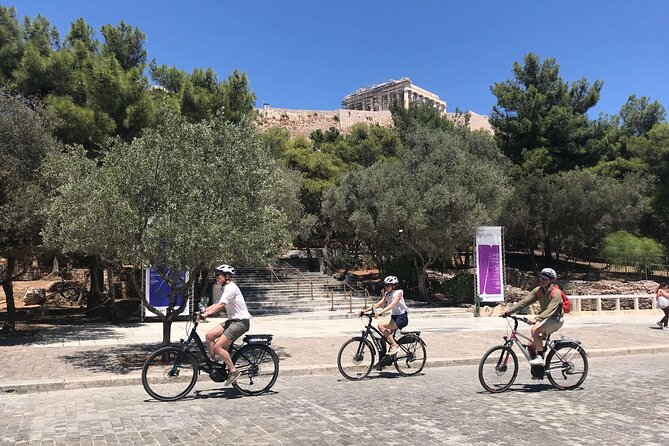 Athens Highlights by E-Bike: Small-Group Historic Tour - Areopago and the Propylaea perspective without rushing
