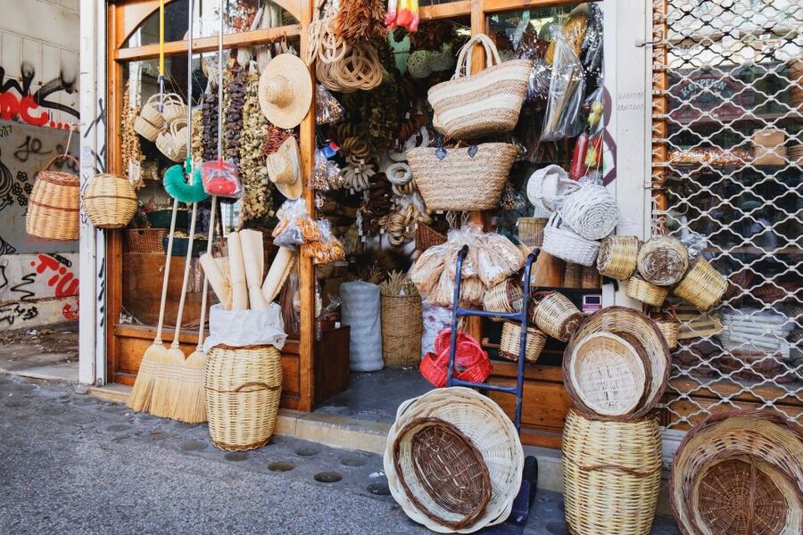 Athens: Local Markets with Artisanal Crafts Walking Tour - Omonia Square street food and the coffee/snack pause