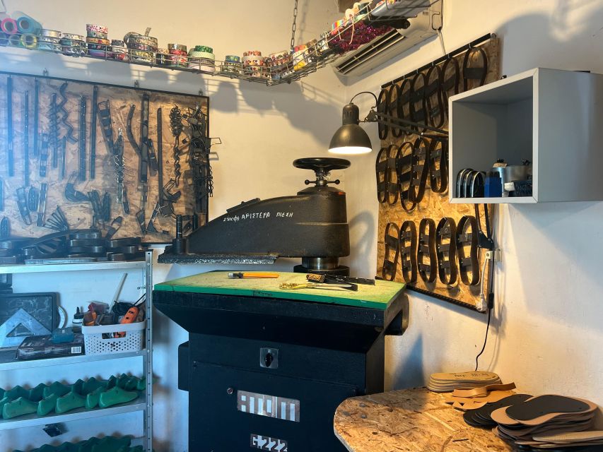 Athens: Make your own Leather Sandals Workshop - Hands-on making at the workshop, what “tailor made” really means