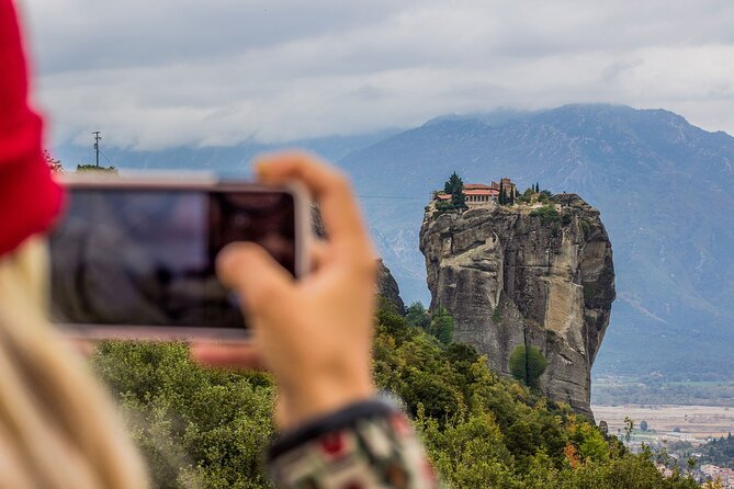 Athens: Meteora Monasteries, Caves & Coastal Stopovers with Lunch - The Great Meteoro Monastery: the “suspended in the air” centerpiece