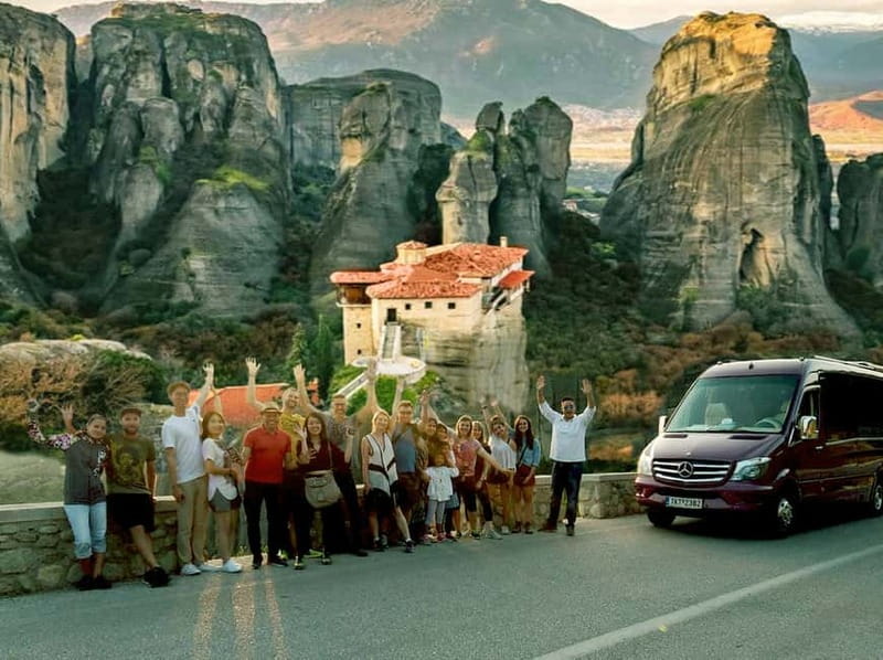 Athens: Meteora Monasteries Day Trip with Caves and Lunch - From Athens by Coach: The Comfort Start at Larissa Station