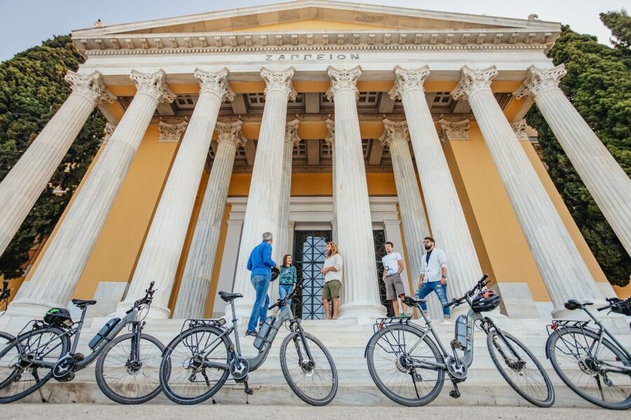 Athens: Old Town Highlights Guided E-Bike Tour - Plaka streets, souvenir lanes, and snapping the Acropolis from a comfortable angle