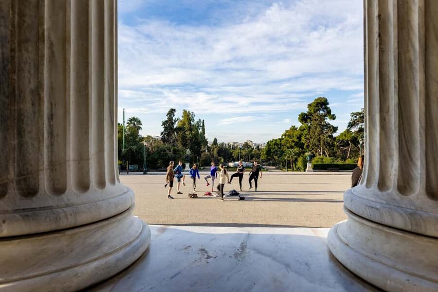 Athens: Olympic Games Workout Session - English Instruction and Group Fun That Feels Family-Friendly