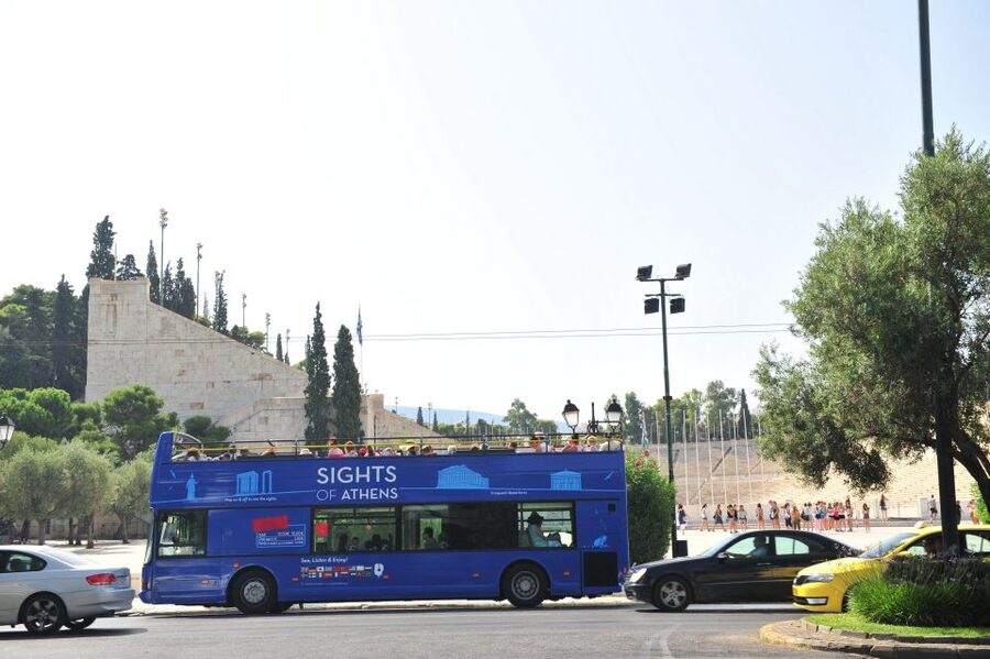 Athens, Piraeus, and Coastline: Blue Hop-On Hop-Off Bus - How the 4 lines work in real life