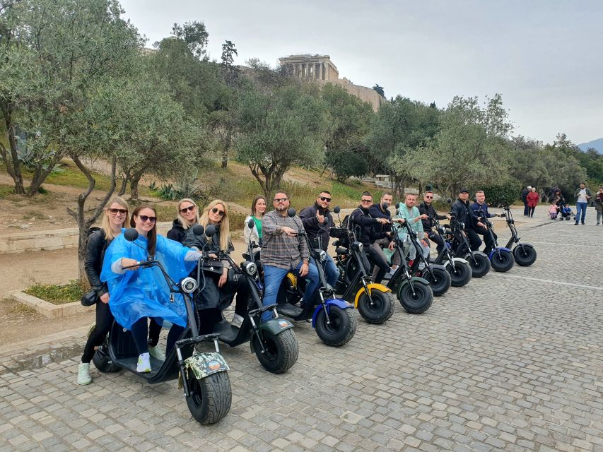 Athens: Premium Guided E-Scooter Tour in Acropolis Area - Kerameikos and the National Observatory for views plus context