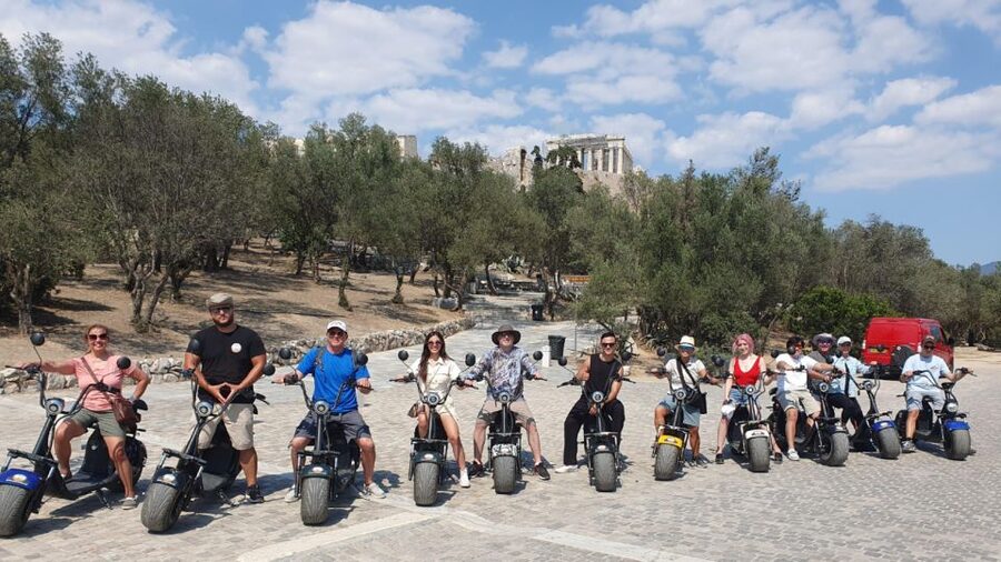 Athens: Premium Guided E-Scooter Tour in Acropolis Area - The secret stop and Pnyx Hill: a democracy story with real air-time