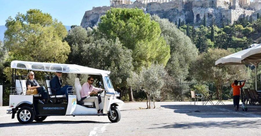 Athens: Private 3-Hour City Tour on Eco-Friendly Tuk Tuk - Acropolis visit: what you get in a short stop