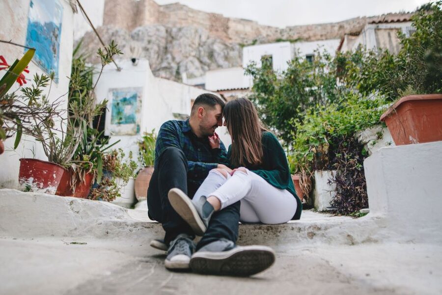 Athens: Professional photoshoot at Anafiotika Village - The photo session flow, what actually happens in those 15 to 45 minutes