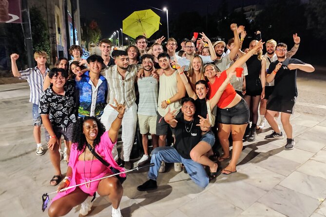 Athens Pub Crawl with 1hr Open Bar & VIP Nightclub Access - Thiseos Pickup at 10:00 pm, and How the Night Gets Going