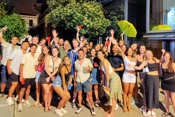 Athens Pub Crawl with 1hr Open Bar & VIP Nightclub Access - Psirri Bar-Hopping: Where the DJ Music Keeps the Group Together