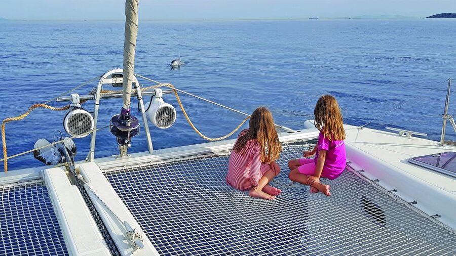 Athens: Riviera Catamaran Cruise with Meal and Drinks - First swim stop near Voula: an easy break from the city