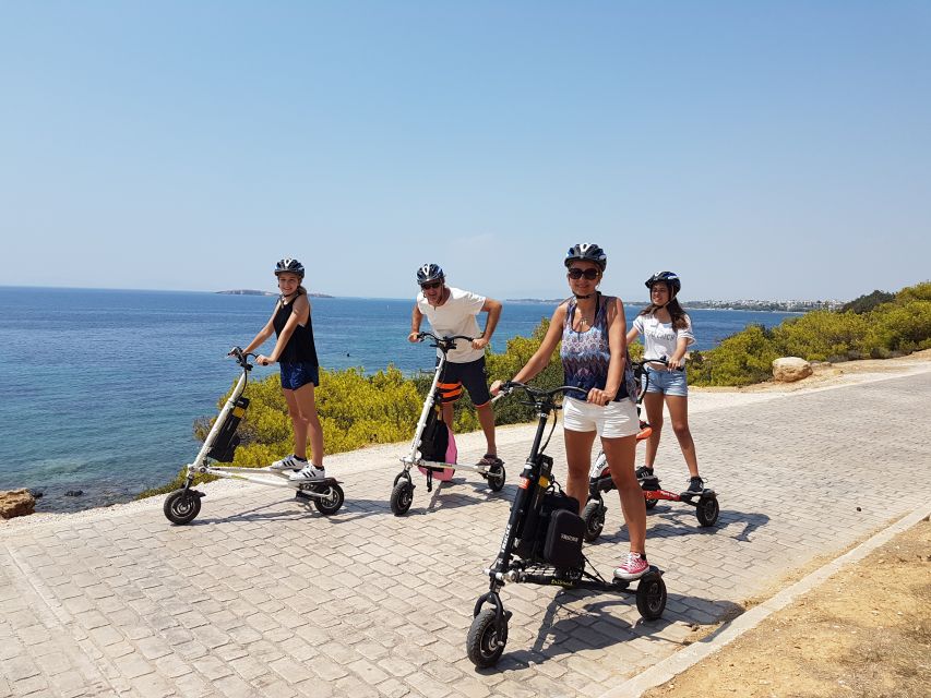 Athens Riviera Trikke Bike Tour & Vouliagmeni Lake - Following the Coast by Pedestrian Paths, Not Main Roads