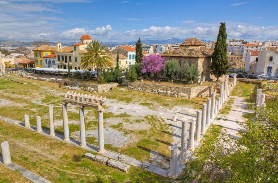 Athens: Roman Agora & Ancient Agora E-ticket & 2 Audio Tours - Audio tours on your phone: offline downloads, languages, and phone limits