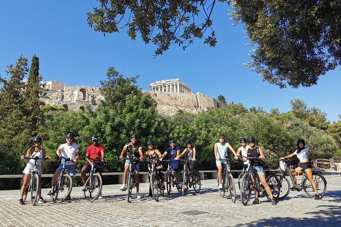 Athens Scenic Bike Tour with an Electric or a Regular Bike - Stop-by-stop: Acropolis Museum tips, National Observatory views, and Thiseio