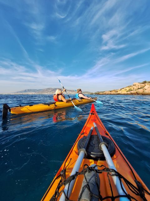 Athens: Sea Kayak Sunset Tour - From Hotel Pickup to Kavouri Beach Launch